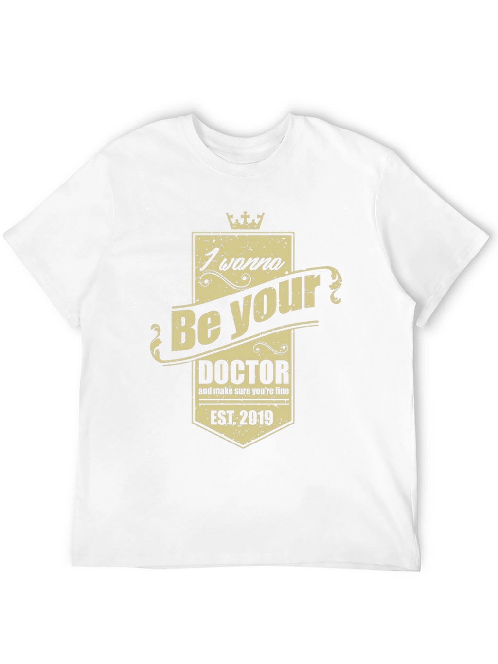 I Wanna Be Your Doctor Black Graphic Tee
