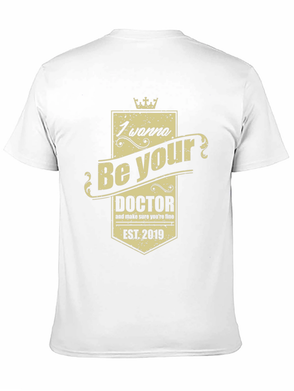 I Wanna Be Your Doctor Black Graphic Tee