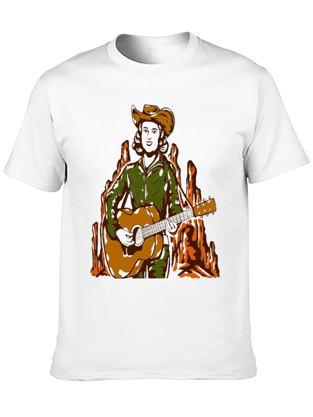 Country Music T-Shirt: Guitar Player Graphic Tee