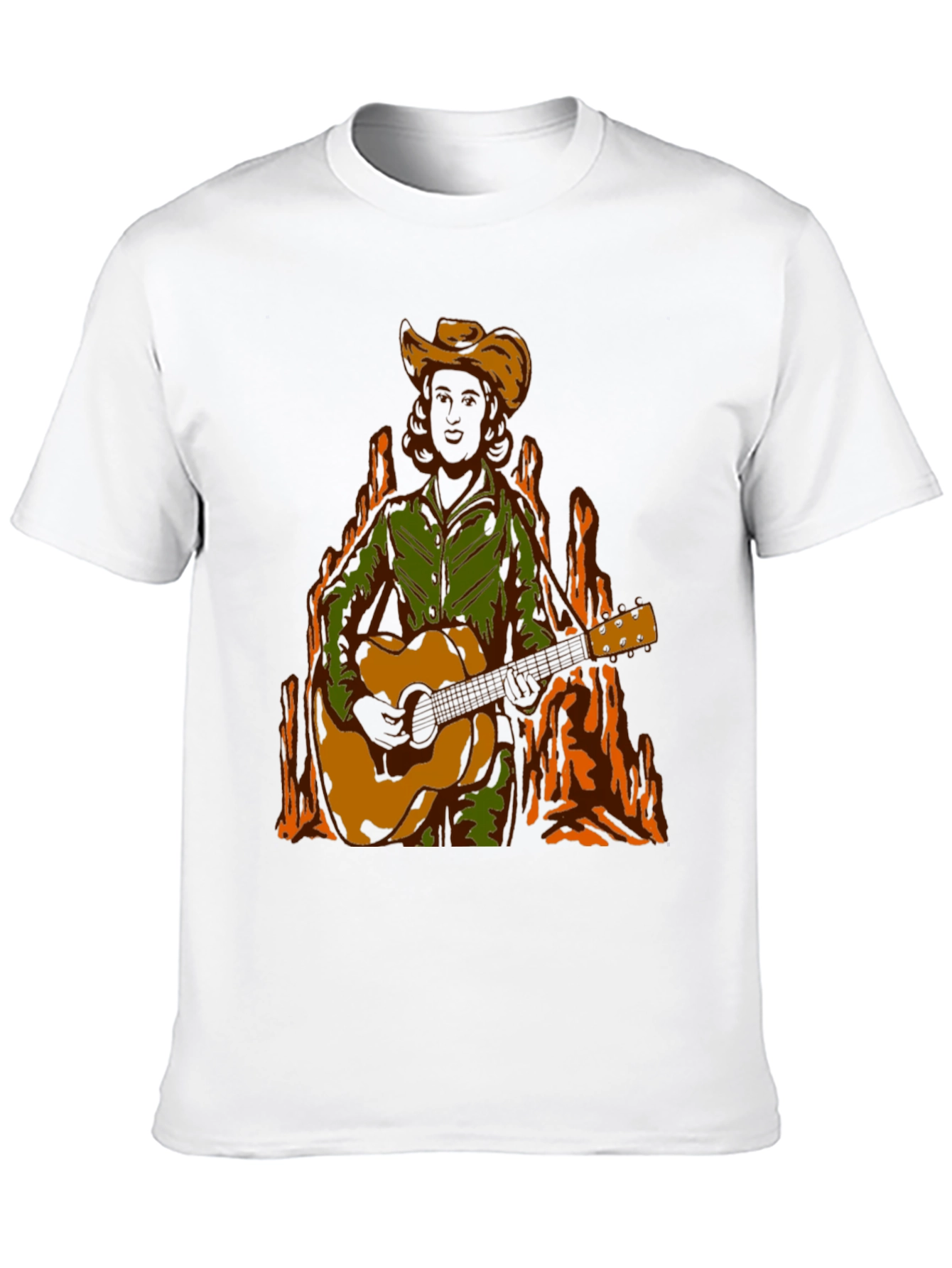 Country Music T-Shirt: Guitar Player Graphic Tee