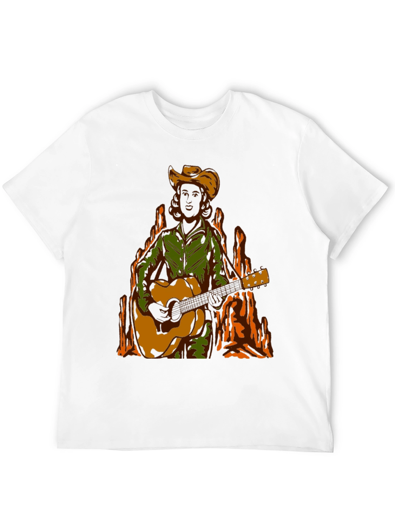Country Music T-Shirt: Guitar Player Graphic Tee