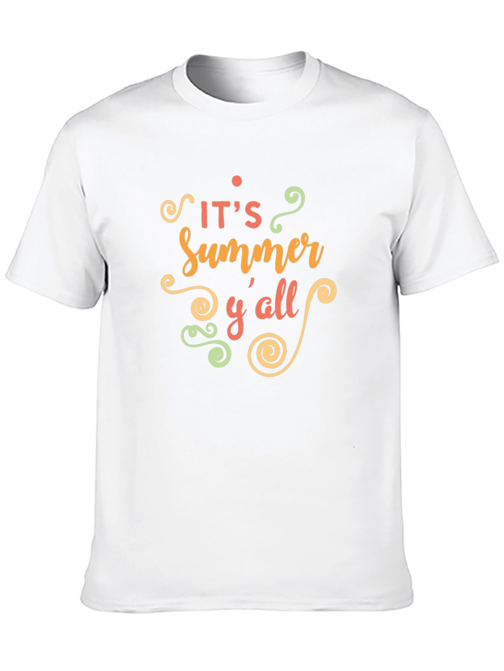 Its Summer Yall Black Graphic Tee