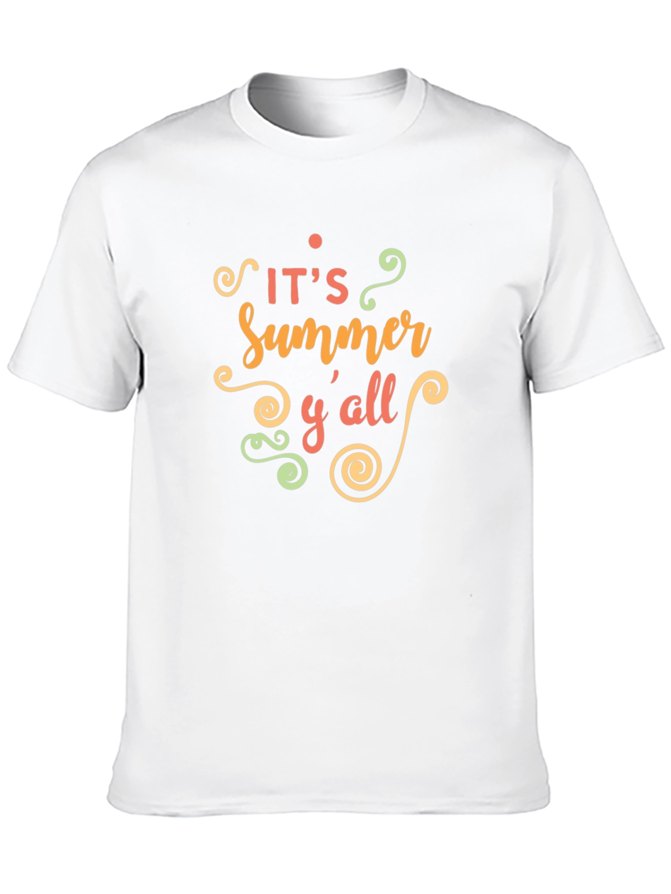 Its Summer Yall Black Graphic Tee