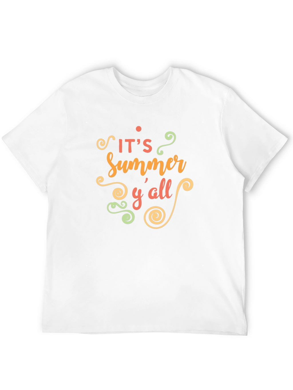 Its Summer Yall Black Graphic Tee