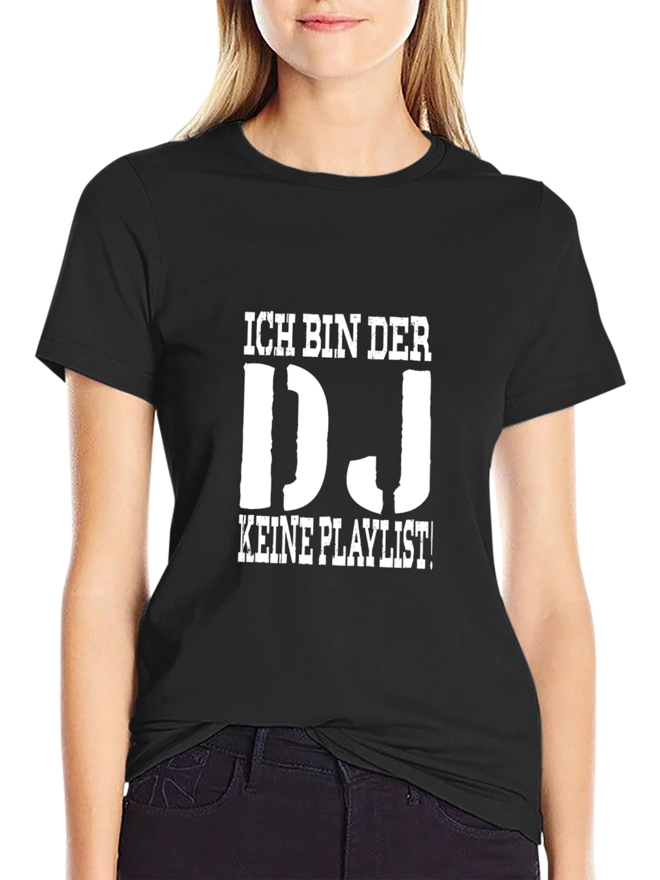 DJ Keine Playlist T-Shirt - Black Graphic Tee