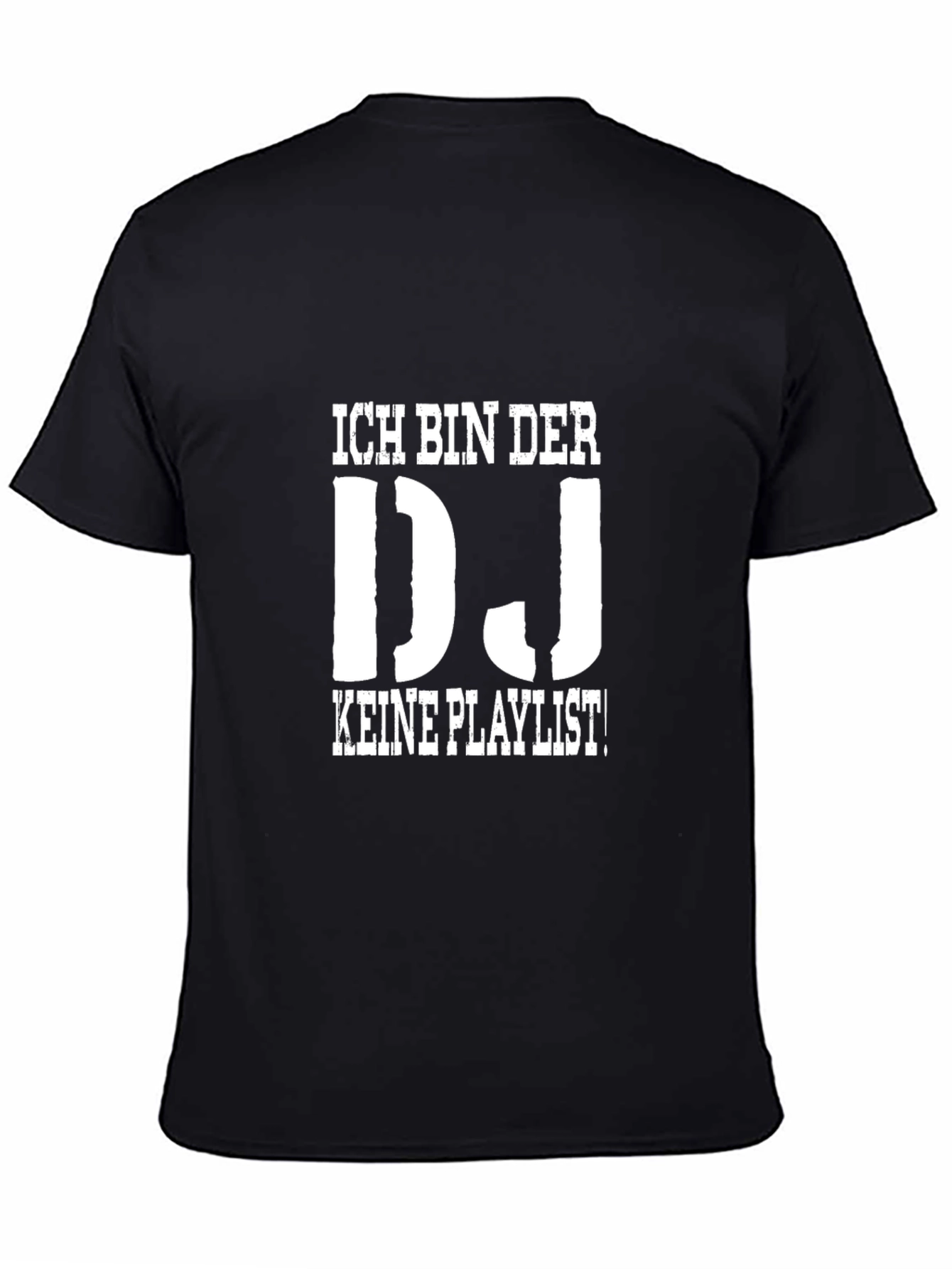 DJ Keine Playlist T-Shirt - Black Graphic Tee