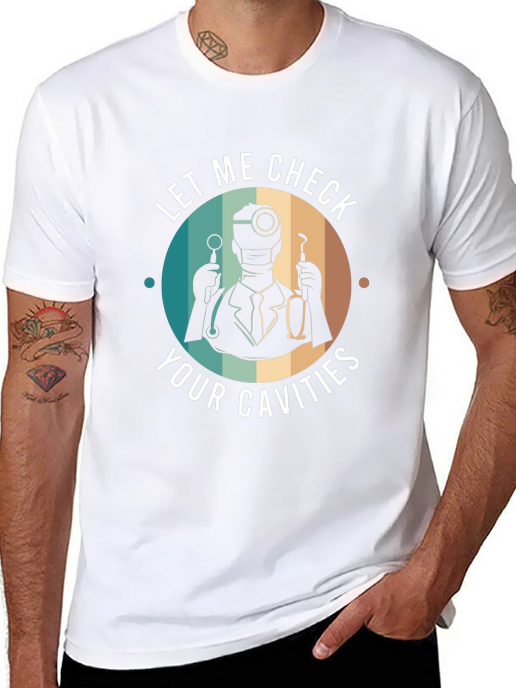 Funny Dentist T-Shirt - Let Me Check Your Cavities