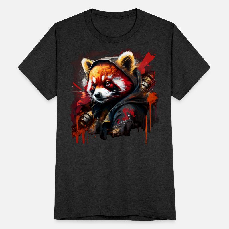 Red Panda Cyberpunk Graffiti 2