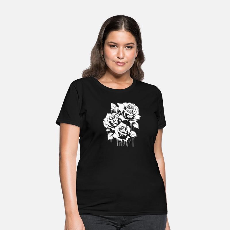 Red Rose Goth Cool