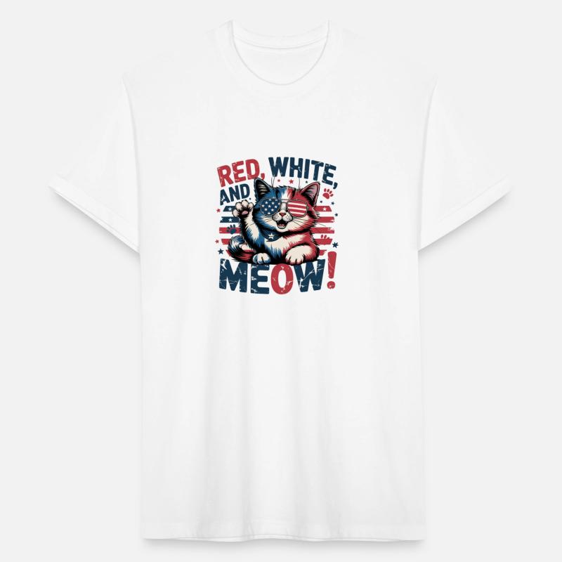red white meow