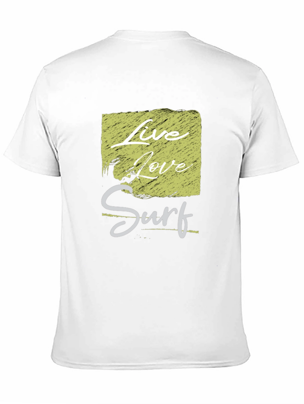 Live Love Surf Graphic Tee - Mens Black T-Shirt