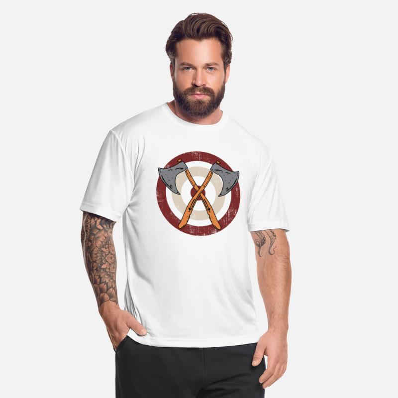 Retro Axe Throwing Tree Splitting Lumberjack Gift