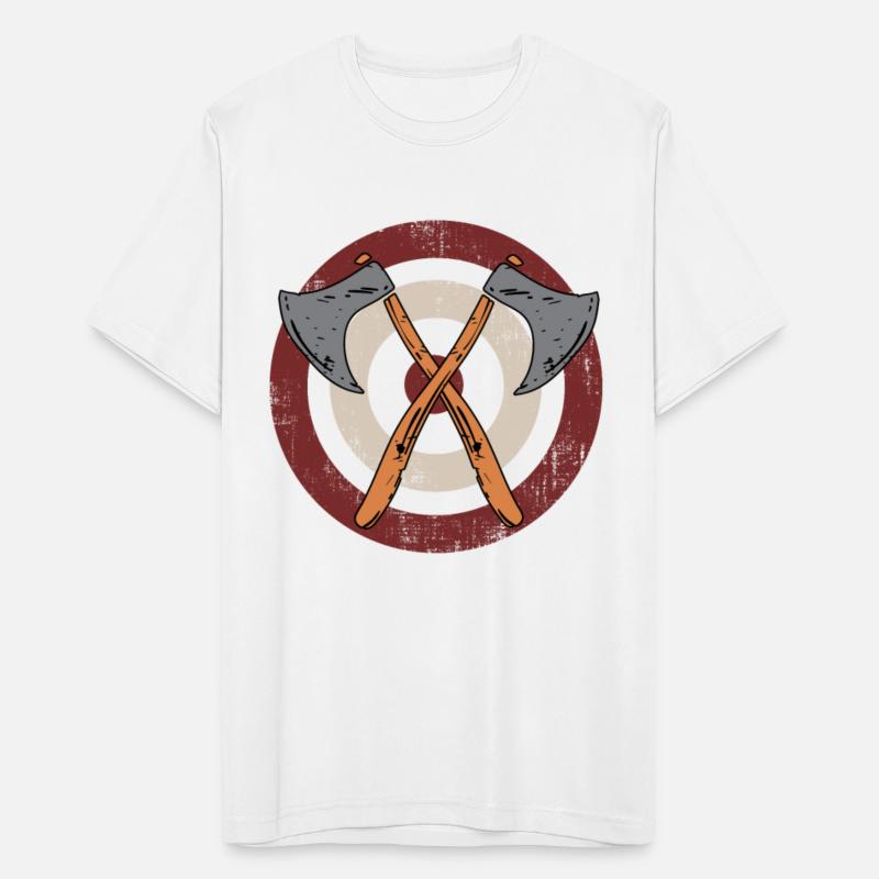 Retro Axe Throwing Tree Splitting Lumberjack Gift