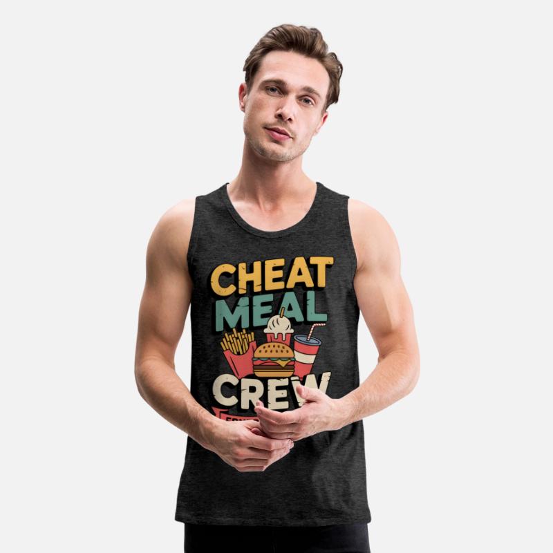 Retro Fast Food Squad – Cheat Meal Crew Tee