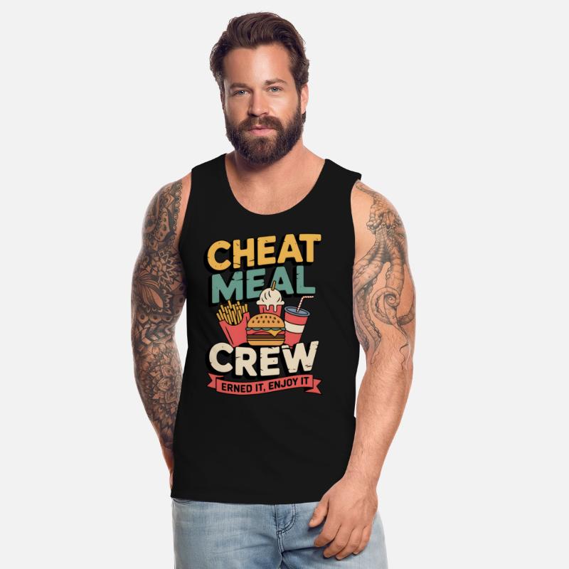 Retro Fast Food Squad – Cheat Meal Crew Tee