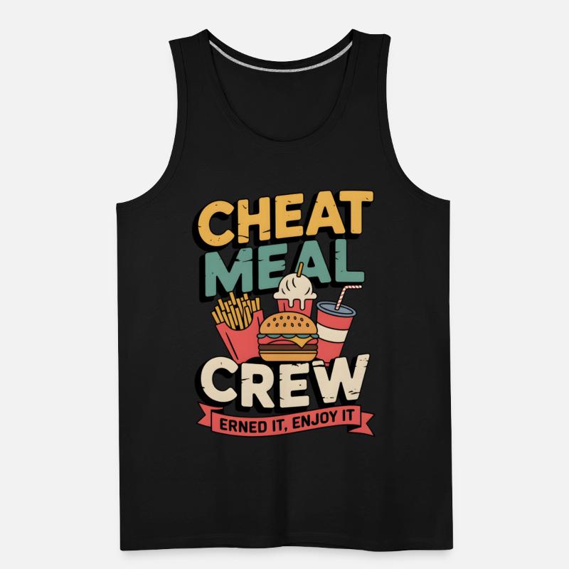 Retro Fast Food Squad – Cheat Meal Crew Tee