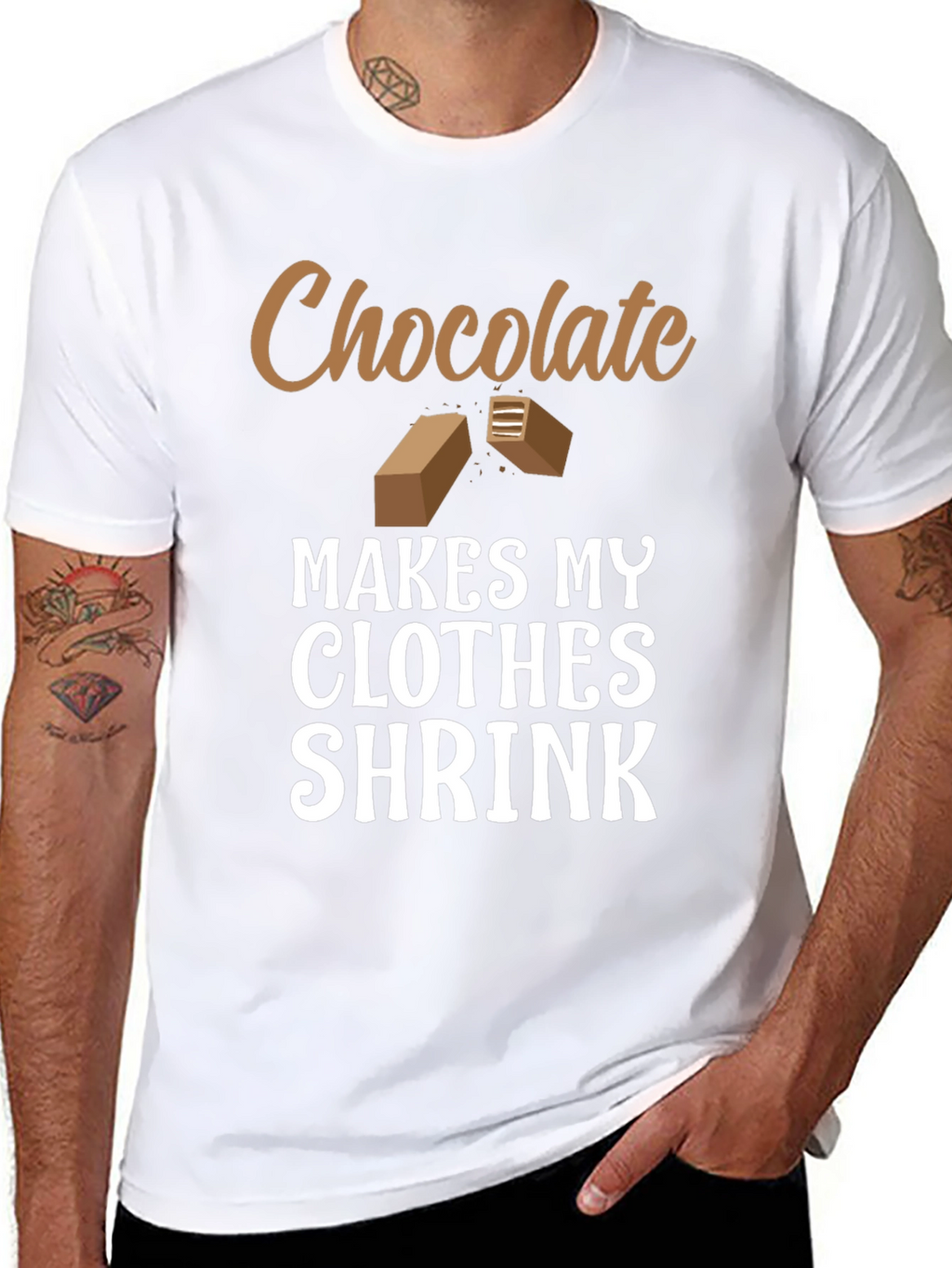 Chocolate Makes My Clothes Shrink T-Shirt