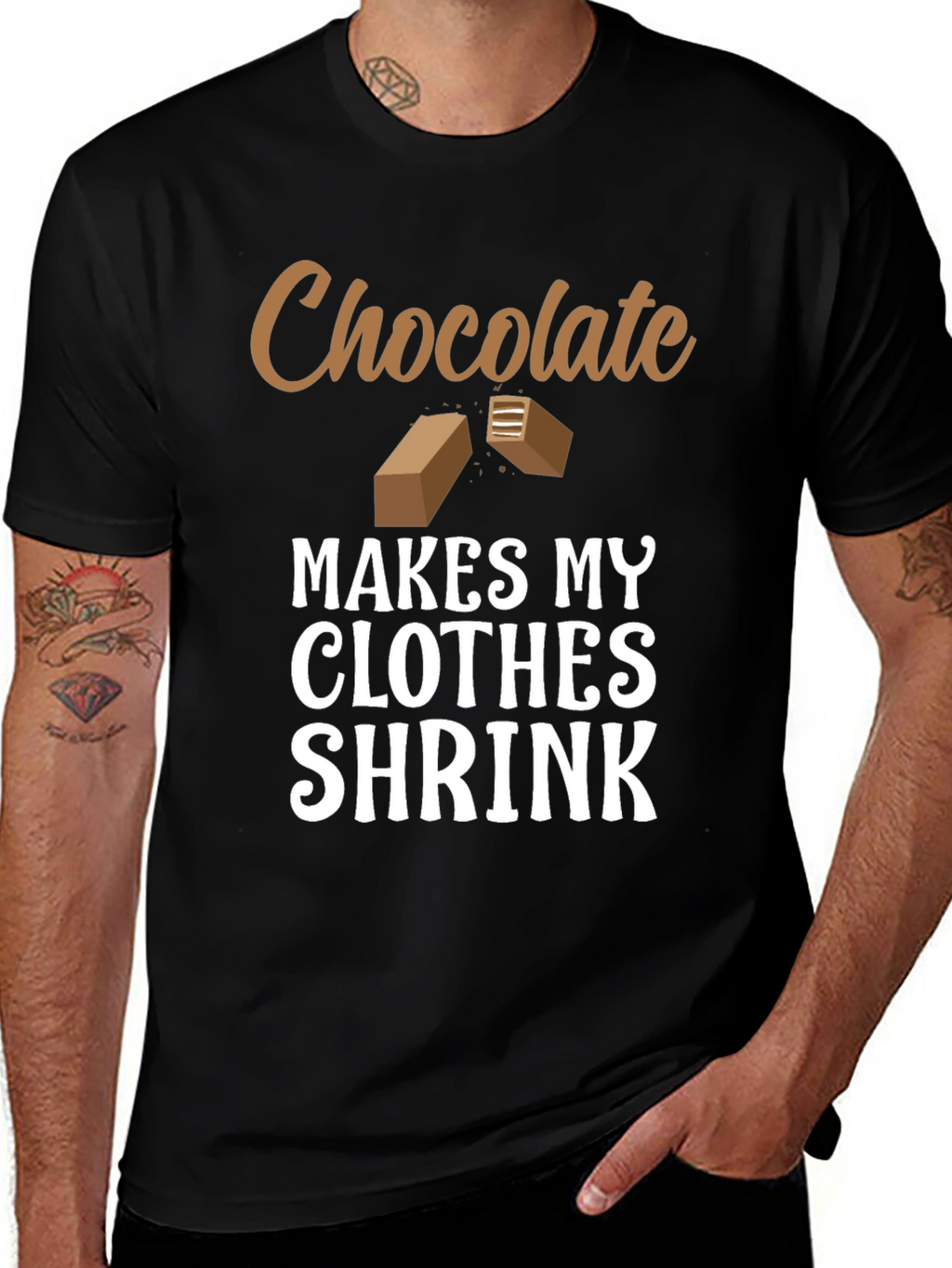 Chocolate Makes My Clothes Shrink T-Shirt