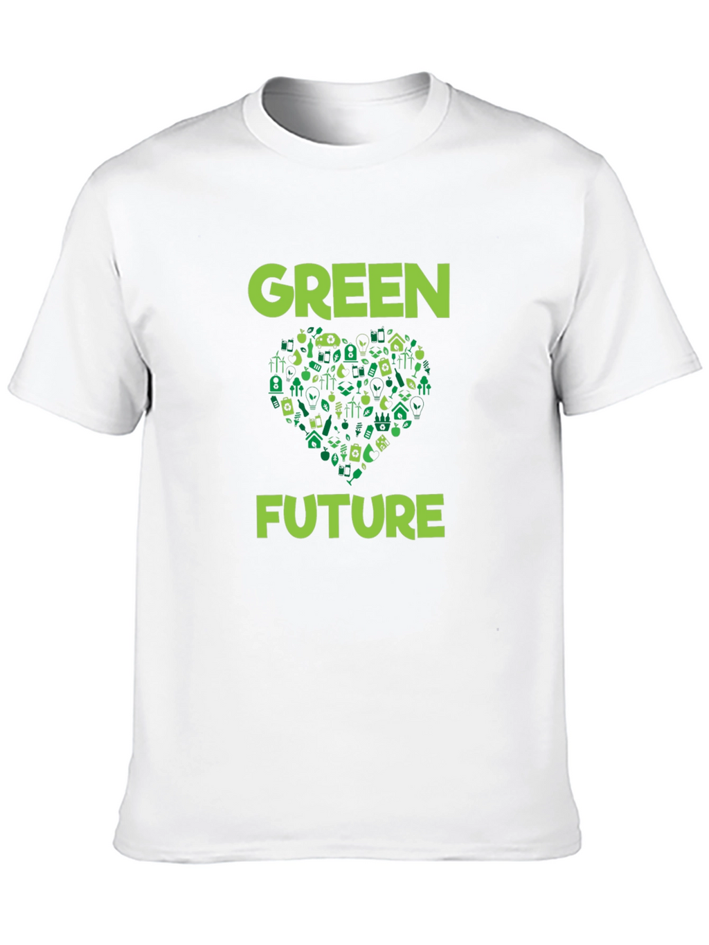 Green Future Graphic T-Shirt - Eco-Friendly Design