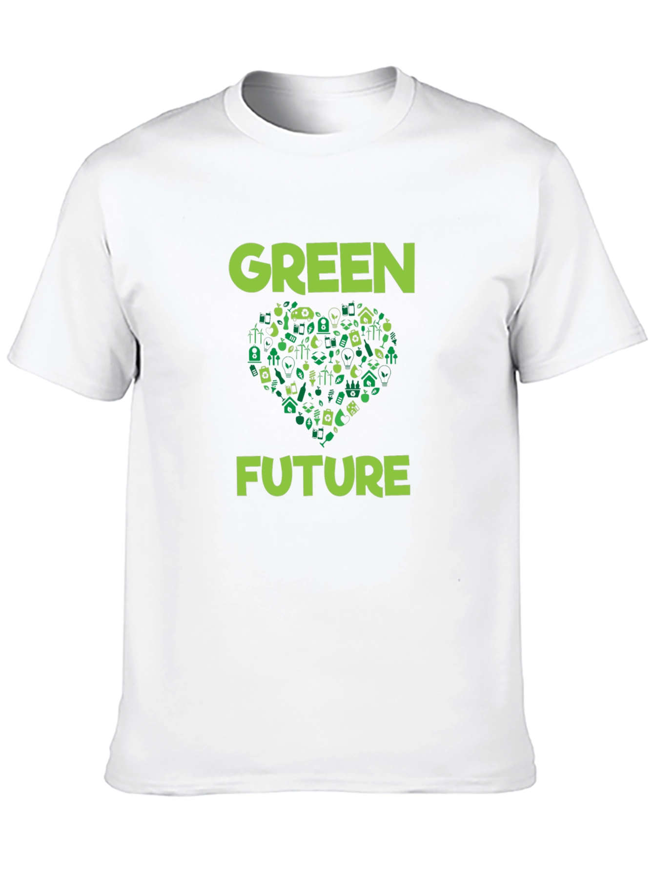 Green Future Graphic T-Shirt - Eco-Friendly Design