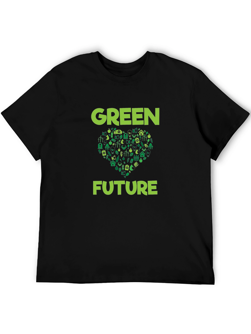 Green Future Graphic T-Shirt - Eco-Friendly Design