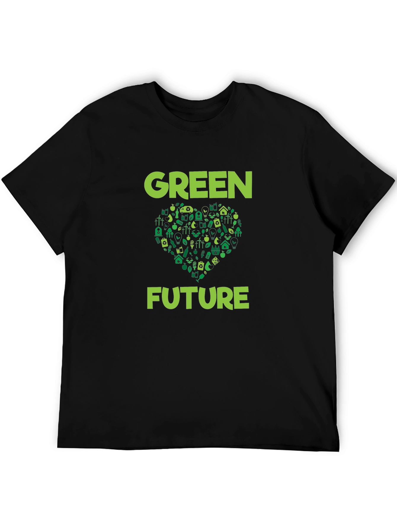 Green Future Graphic T-Shirt - Eco-Friendly Design