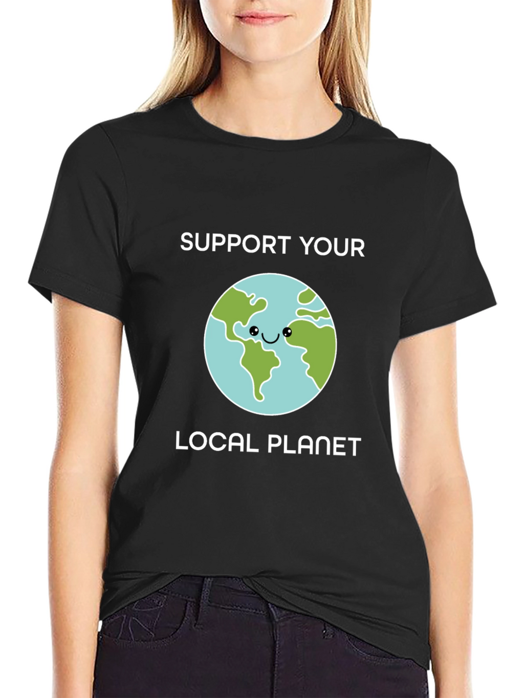 Support Your Local Planet Graphic T-Shirt