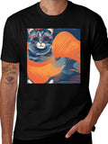 Cool Cat Graphic T-Shirt