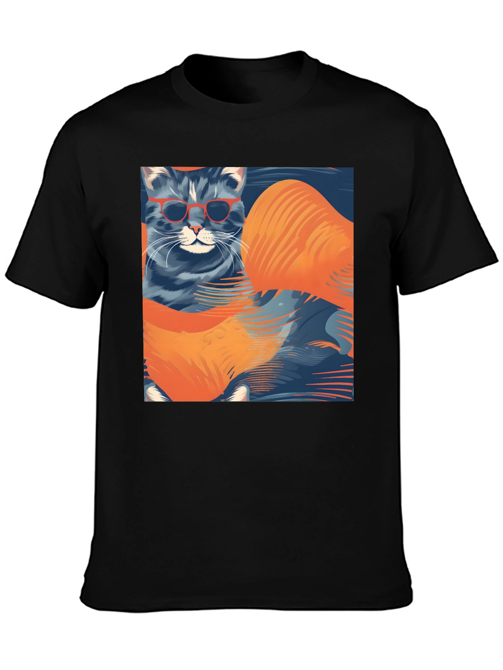 Cool Cat Graphic T-Shirt