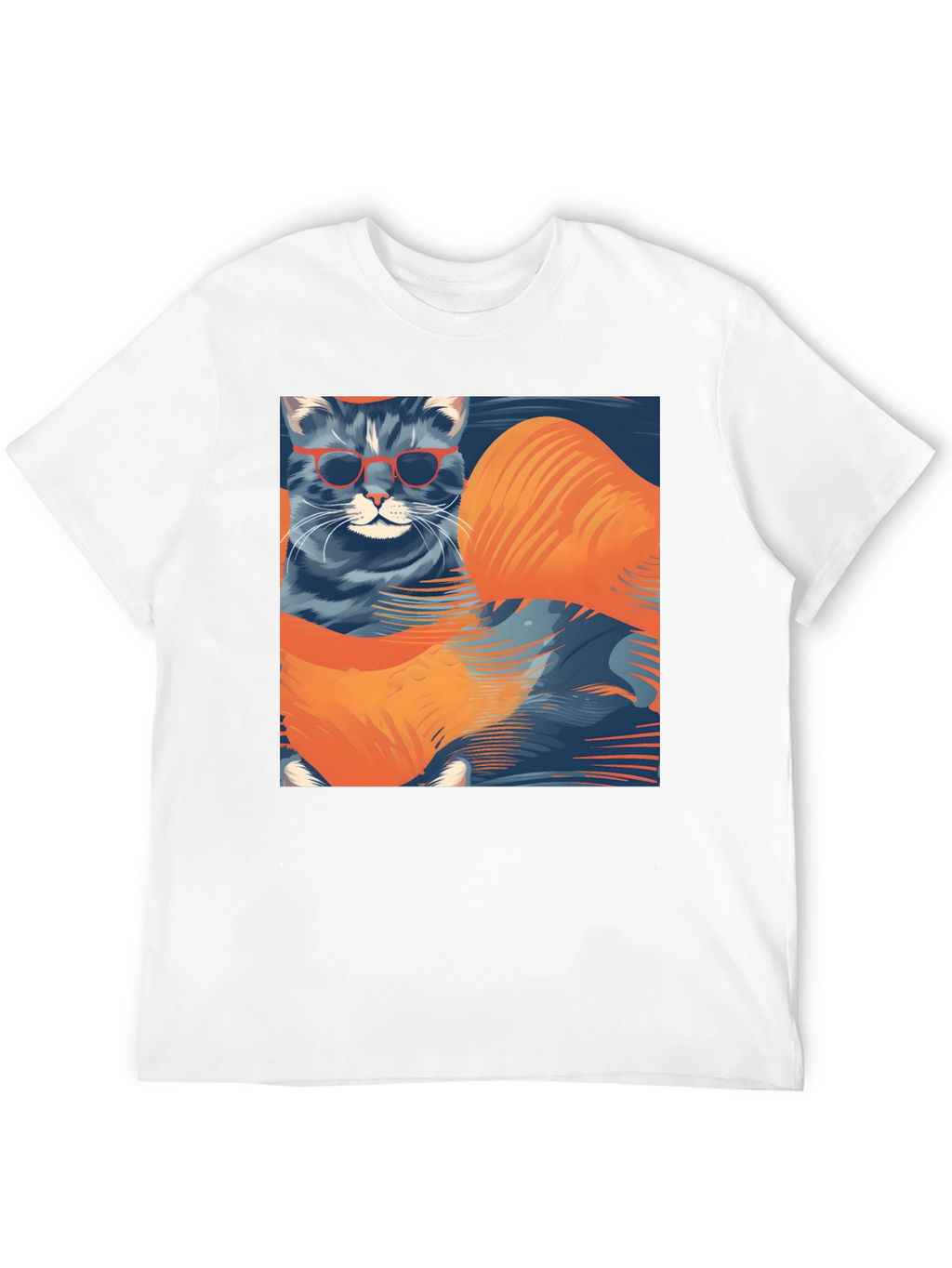 Cool Cat Graphic T-Shirt