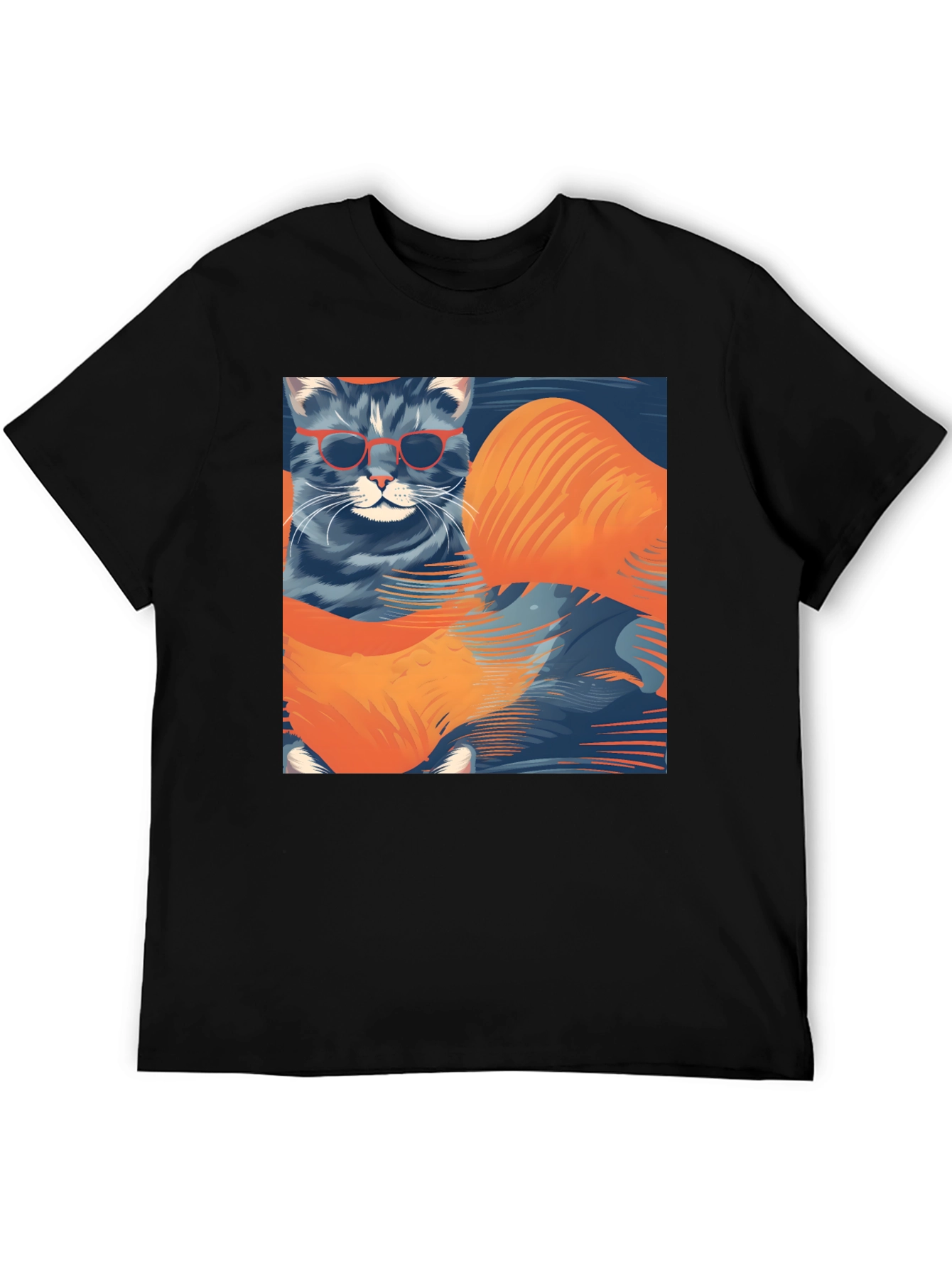 Cool Cat Graphic T-Shirt