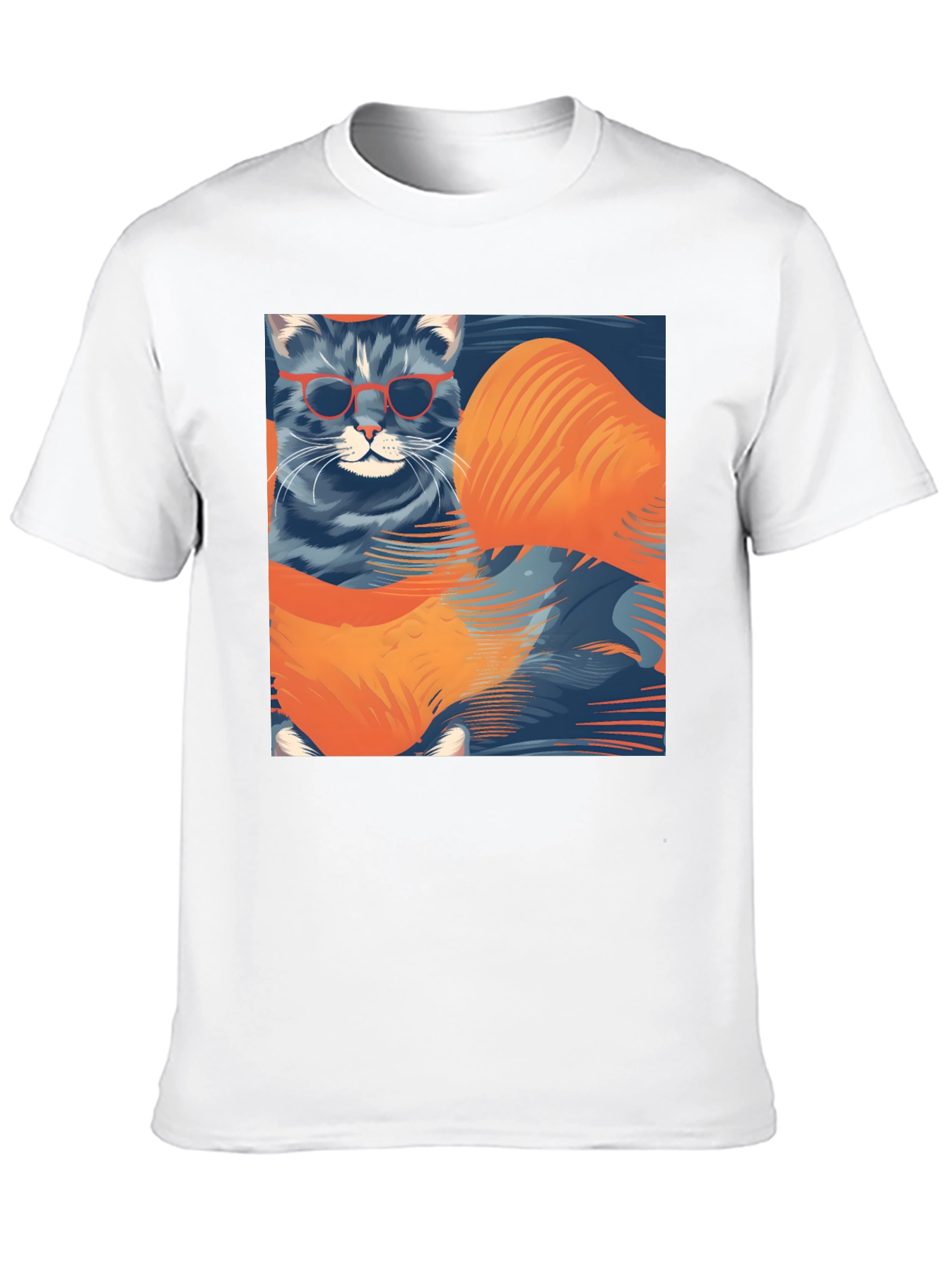 Cool Cat Graphic T-Shirt
