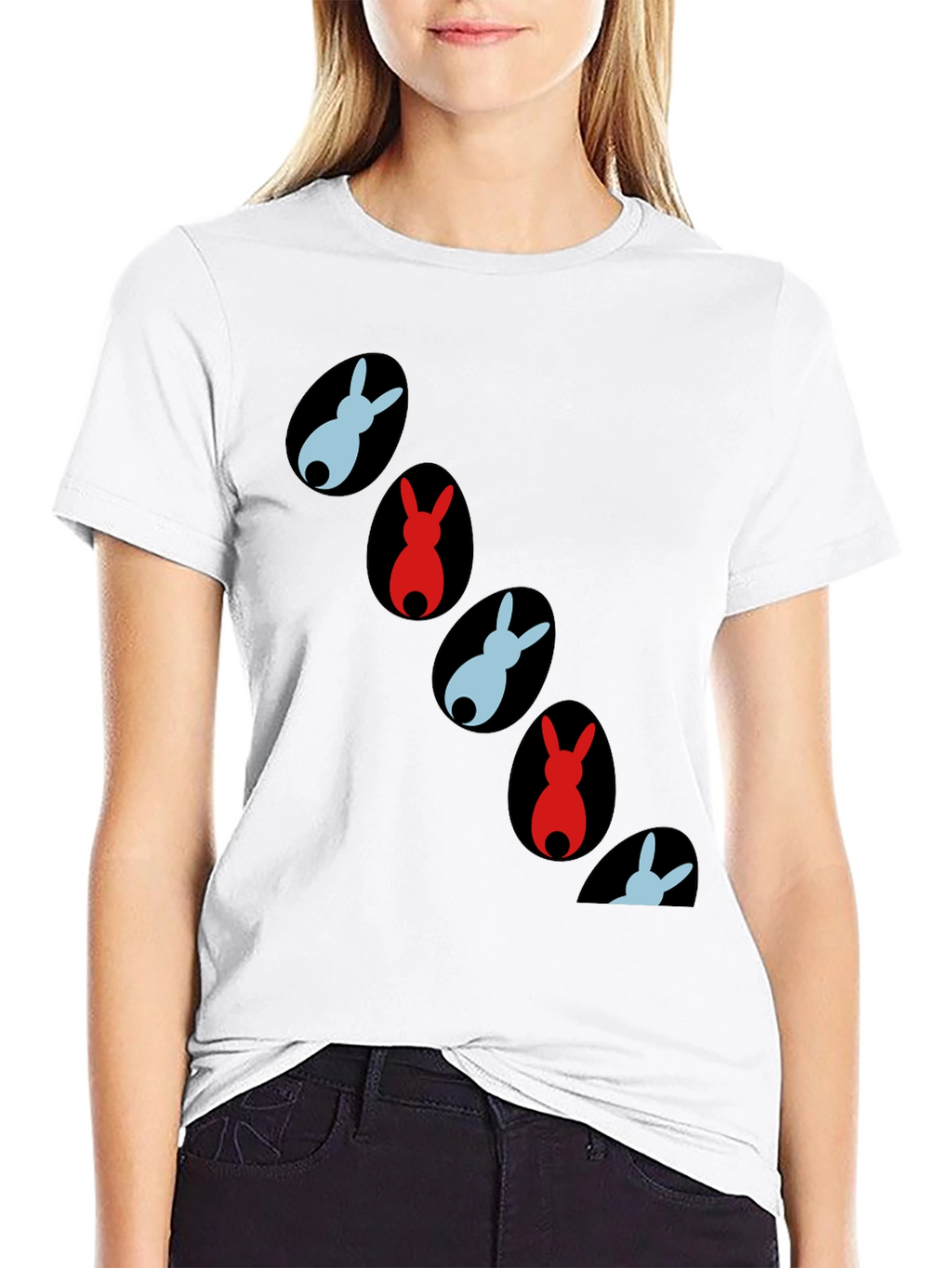 Easter Bunny Egg Pattern T-Shirt