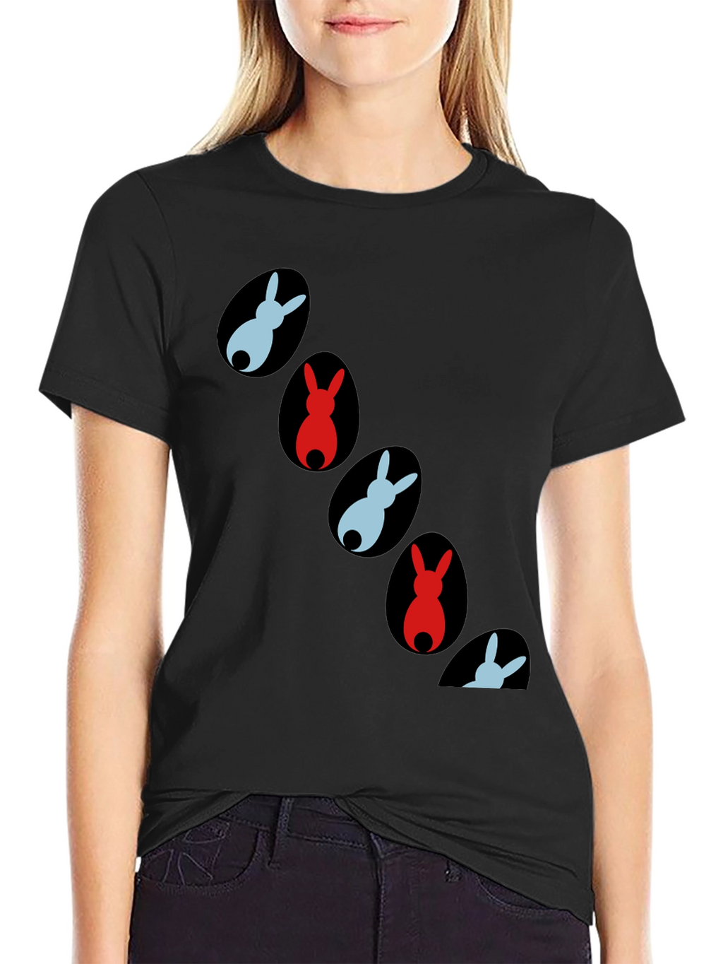 Easter Bunny Egg Pattern T-Shirt