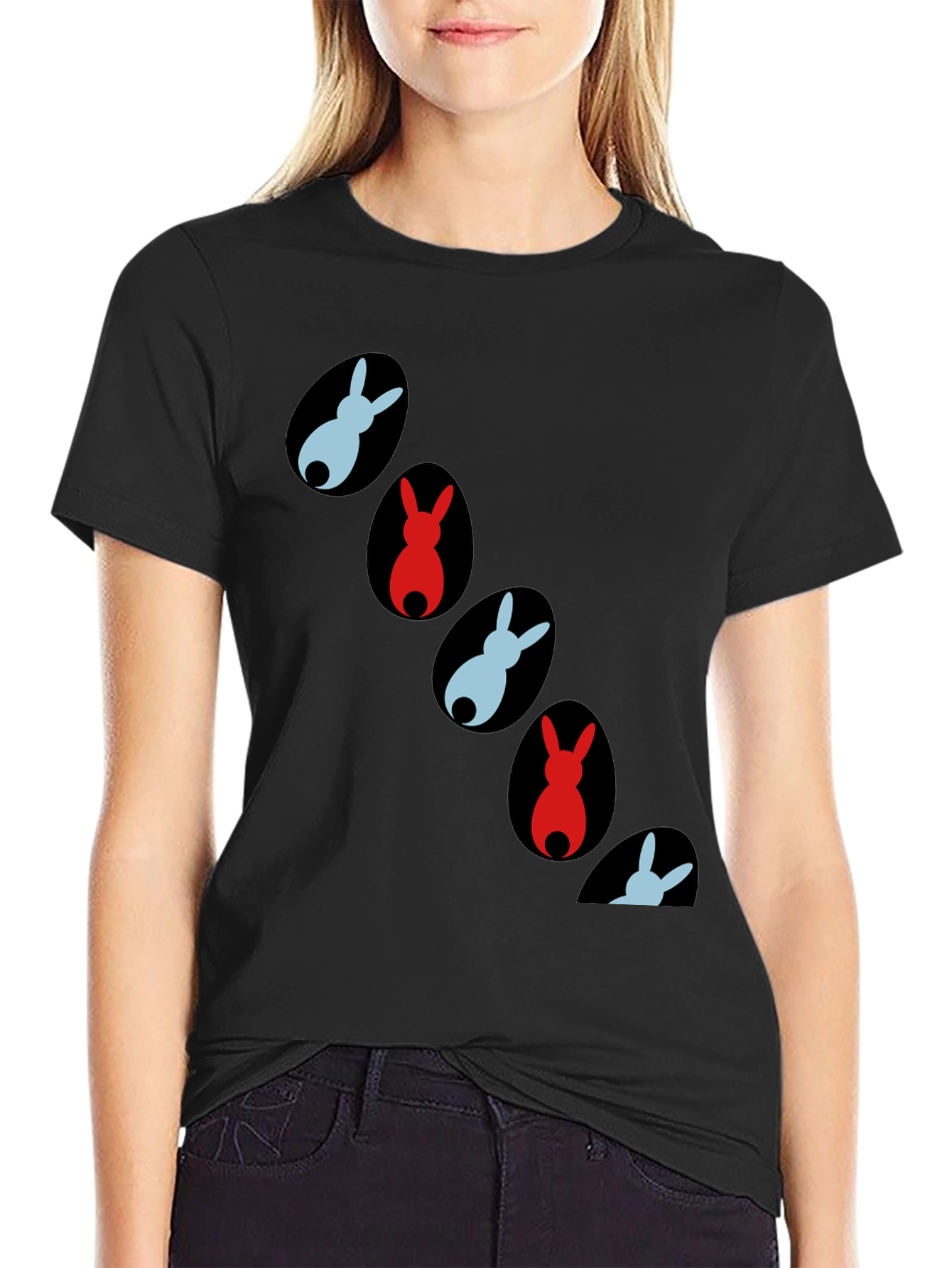 Easter Bunny Egg Pattern T-Shirt