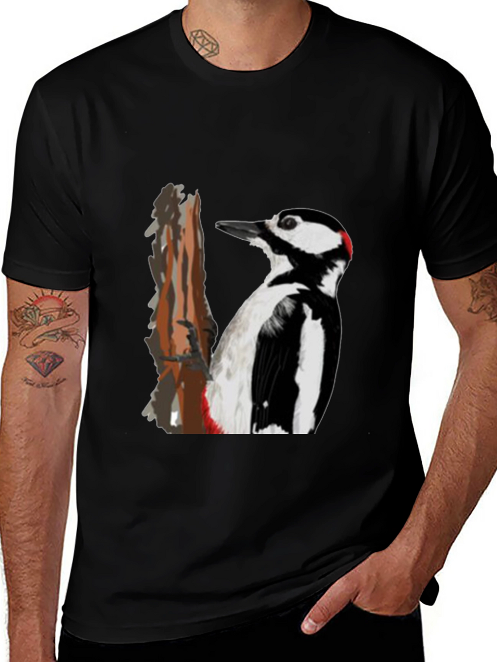 Woodpecker Graphic Tee