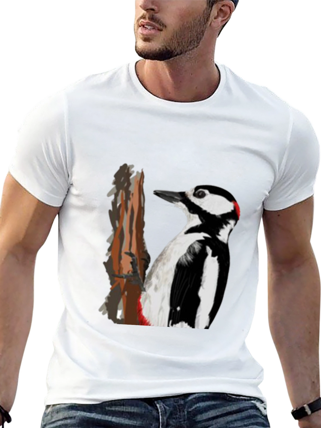 Woodpecker Graphic Tee
