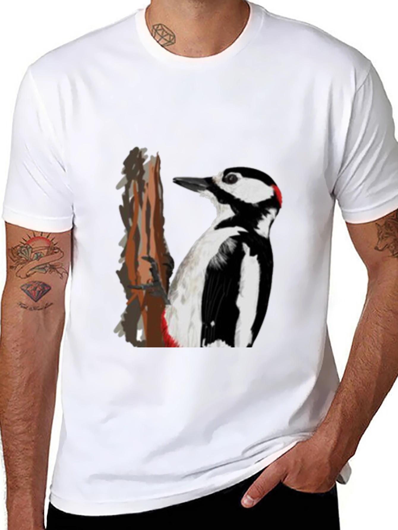 Woodpecker Graphic Tee