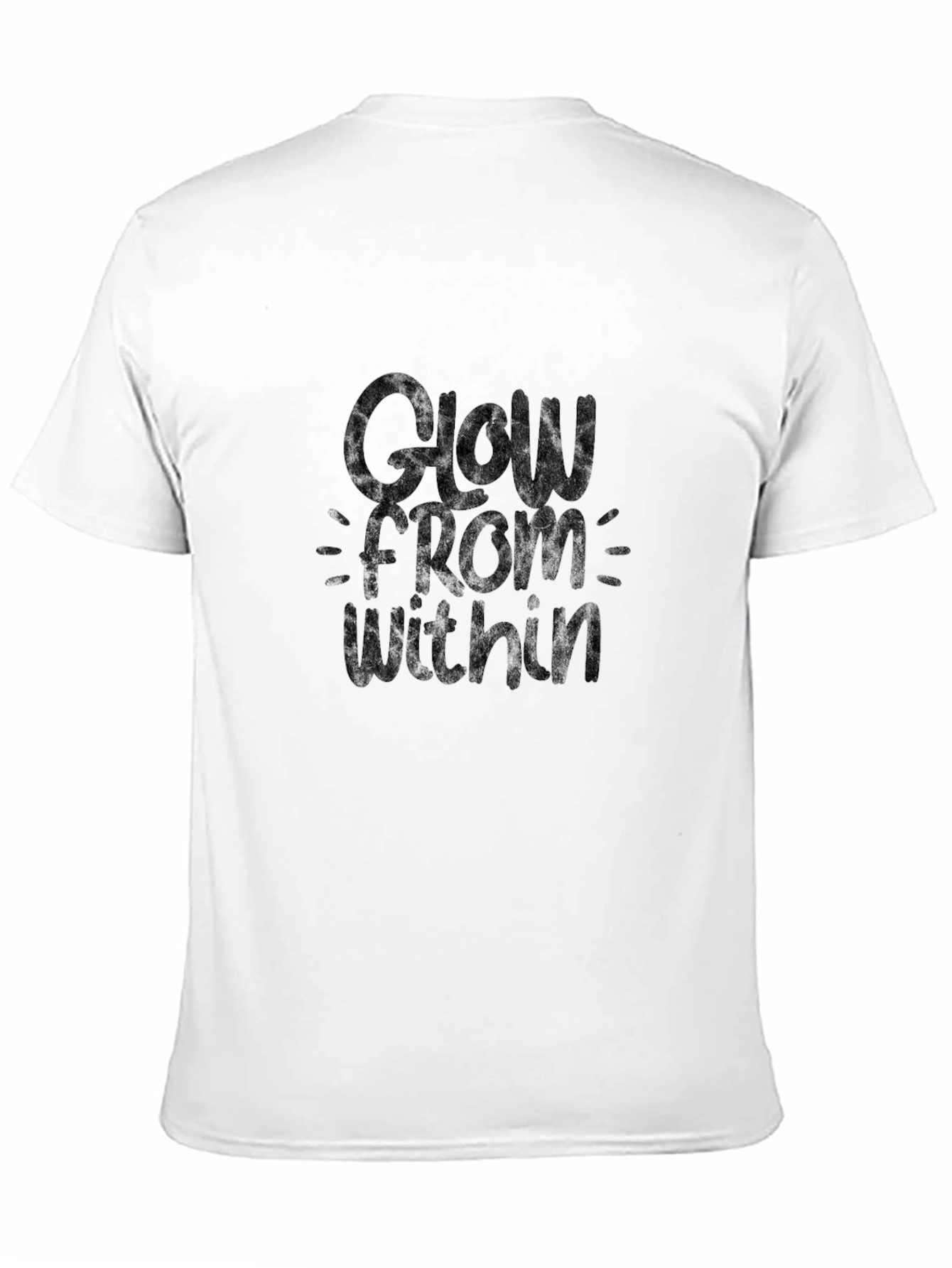 Glow From Within Black Graphic Tee