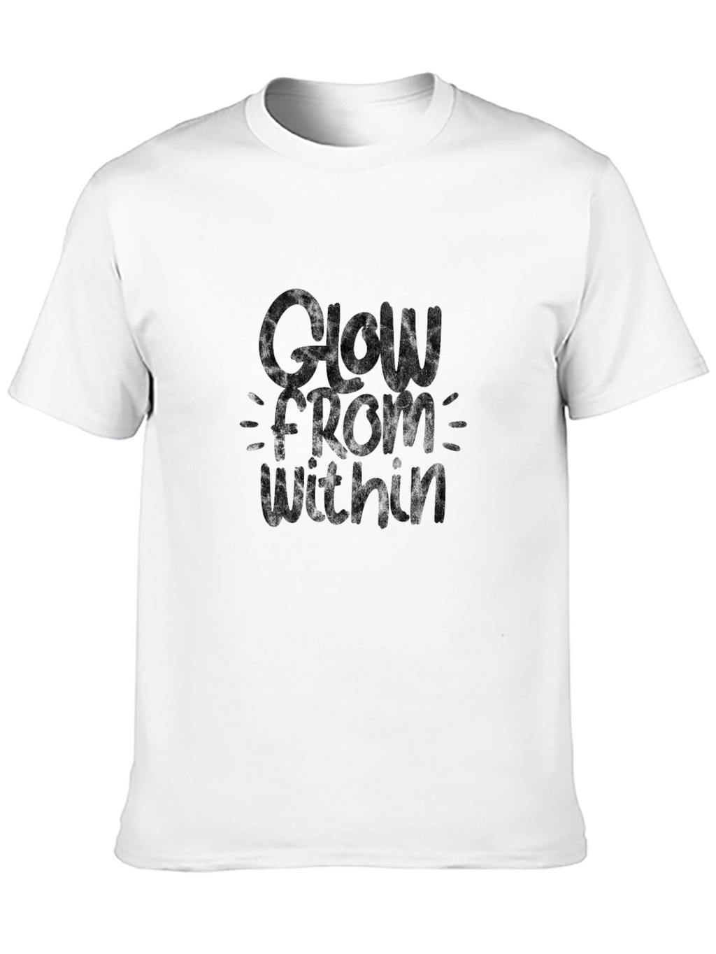 Glow From Within Black Graphic Tee