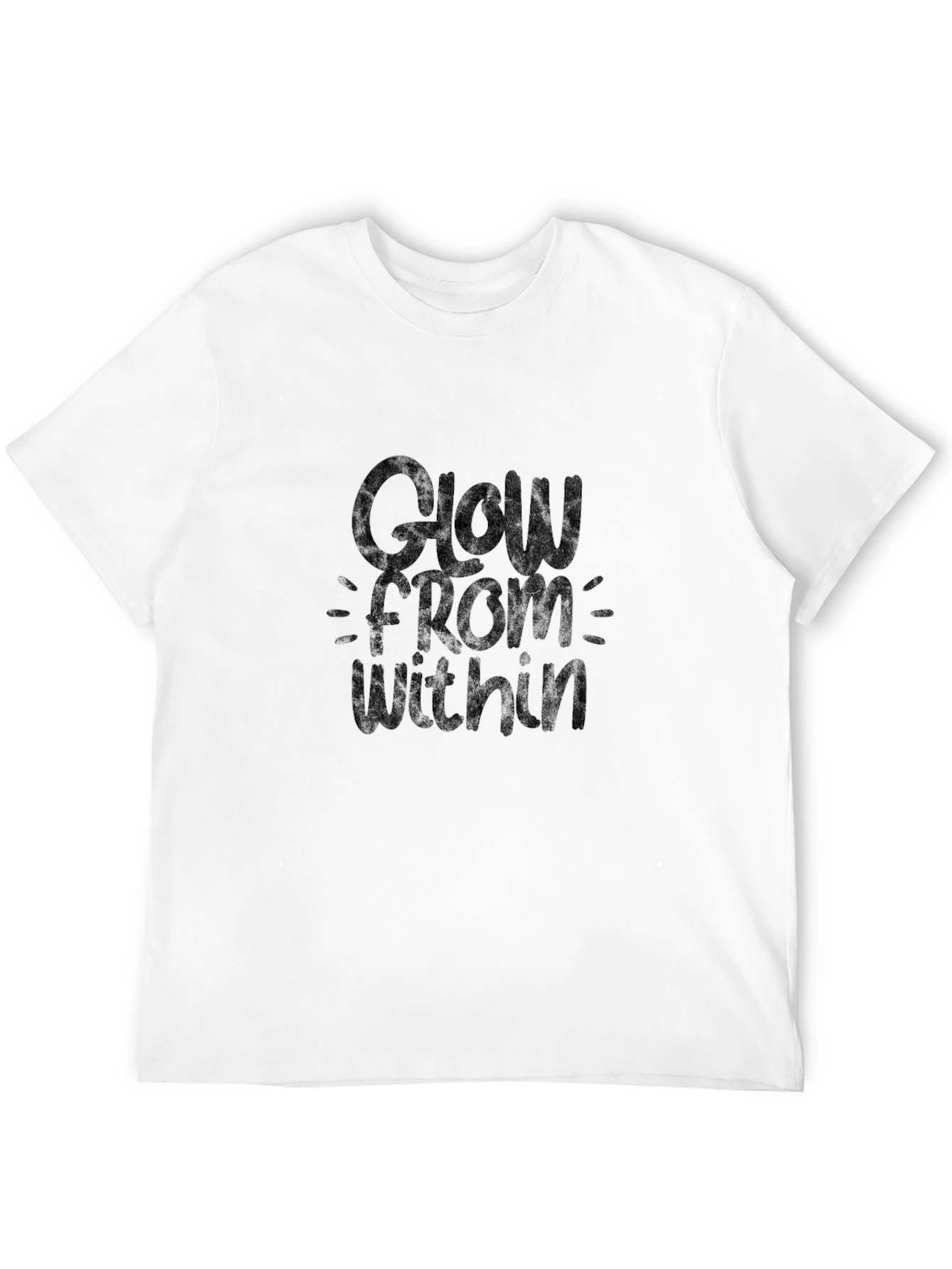 Glow From Within Black Graphic Tee