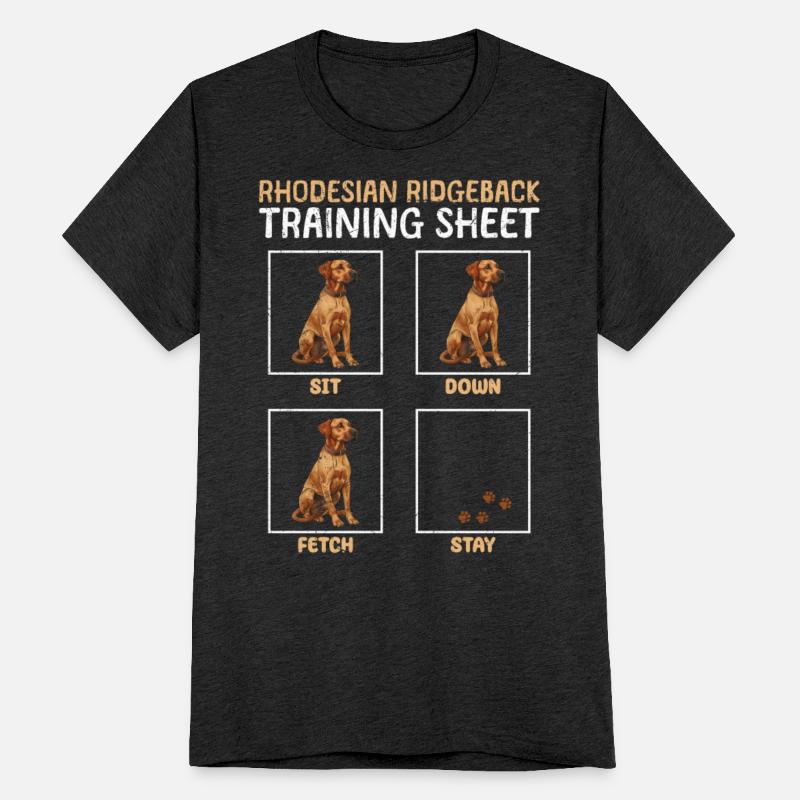 RHODESIAN RIDGEBACK TRAINING SHEET Funny