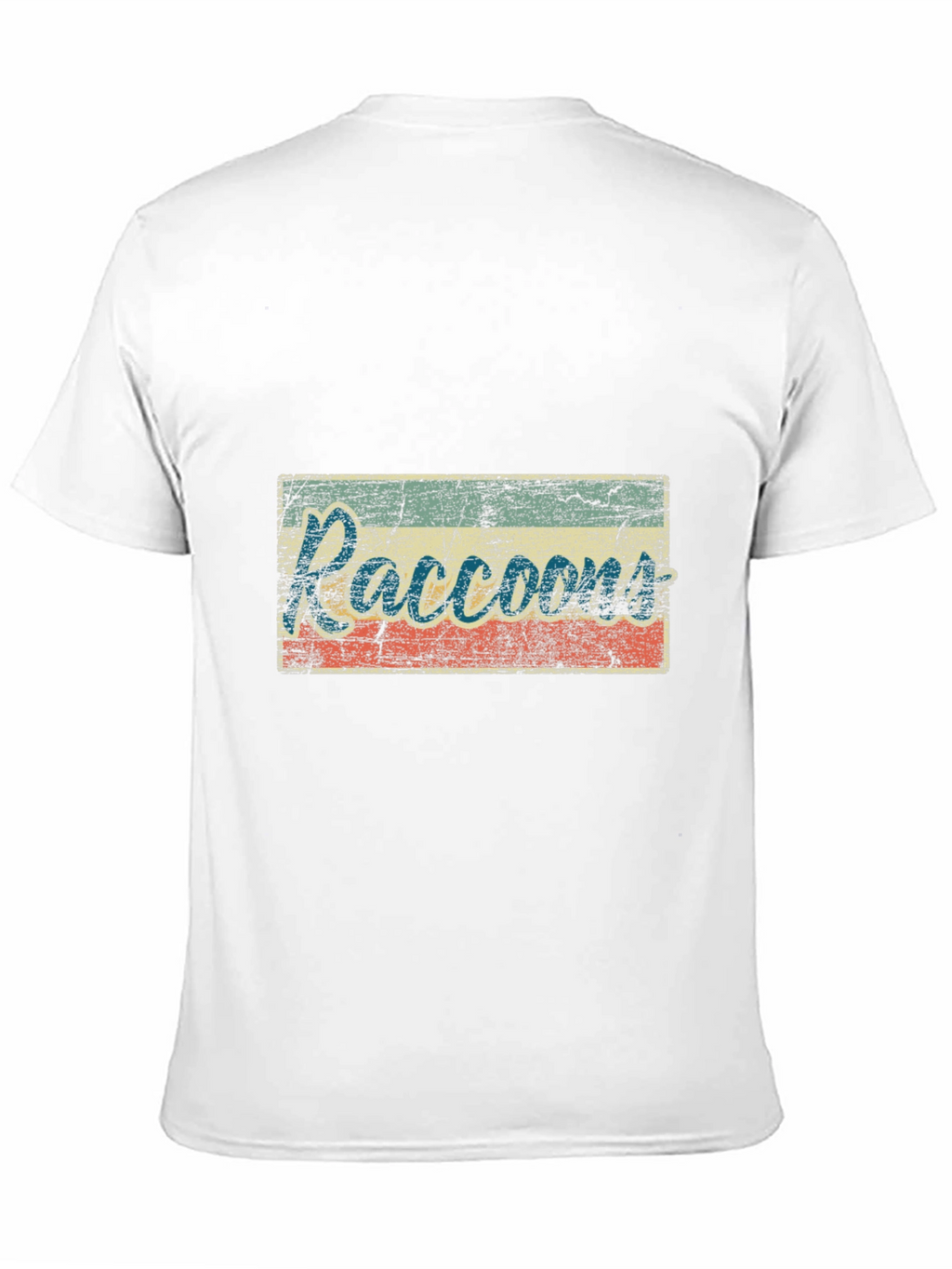 Retro Raccoons Graphic Tee - Distressed Print