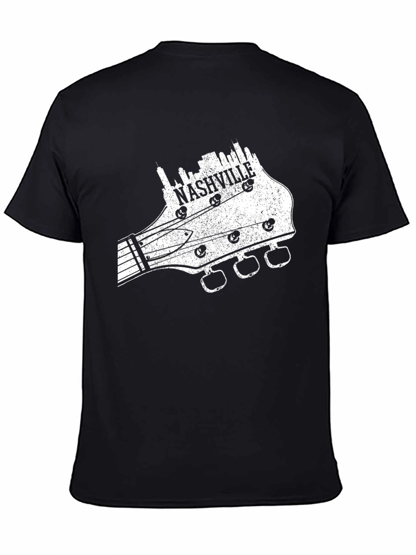 Nashville Guitar Headstock T-Shirt