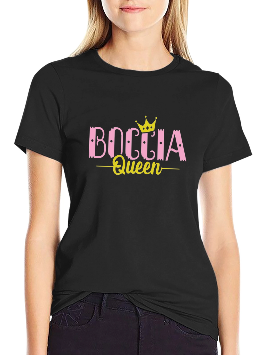 Boccia Queen Black T-Shirt