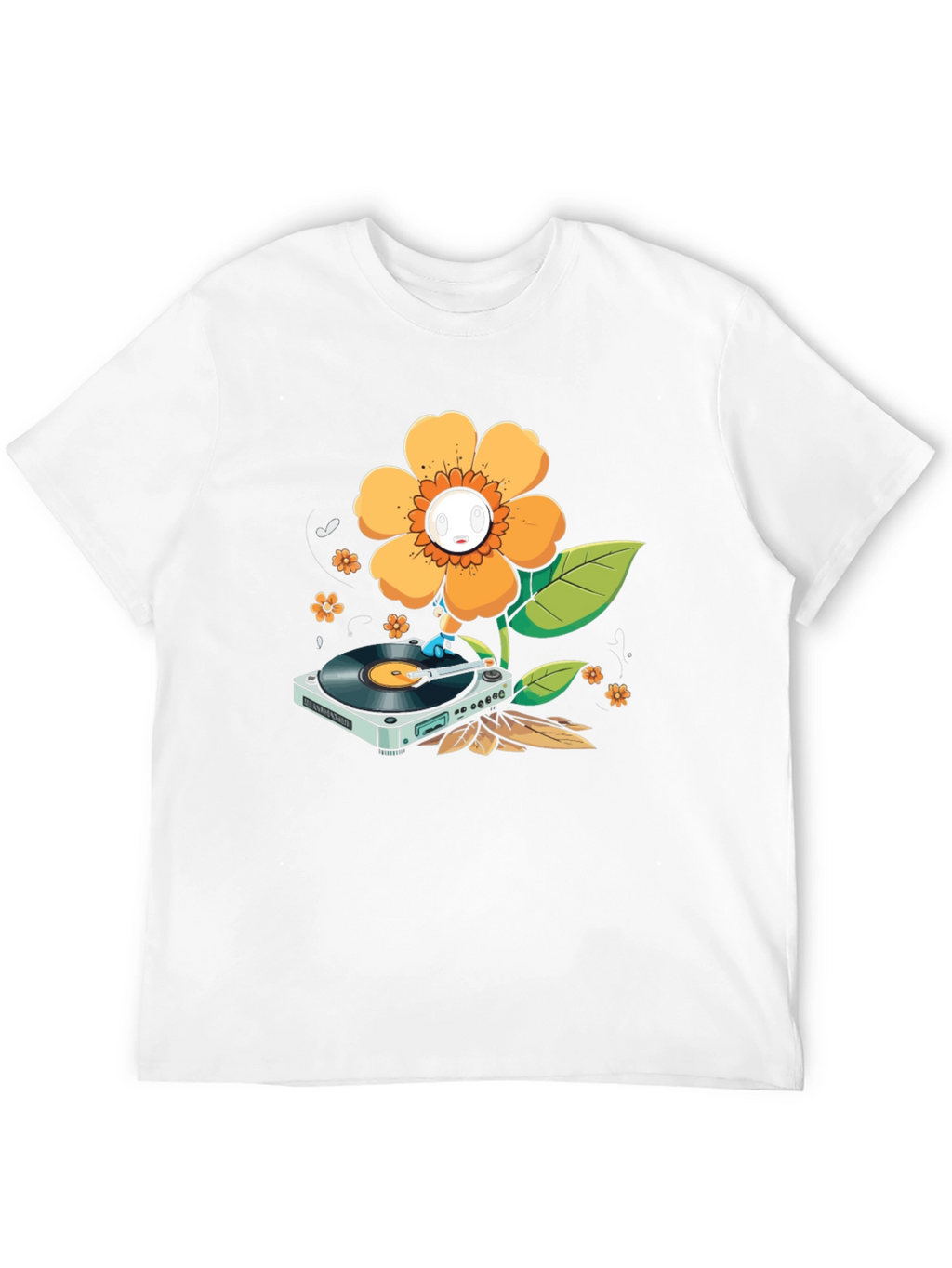 Groovy Flower Turntable T-Shirt
