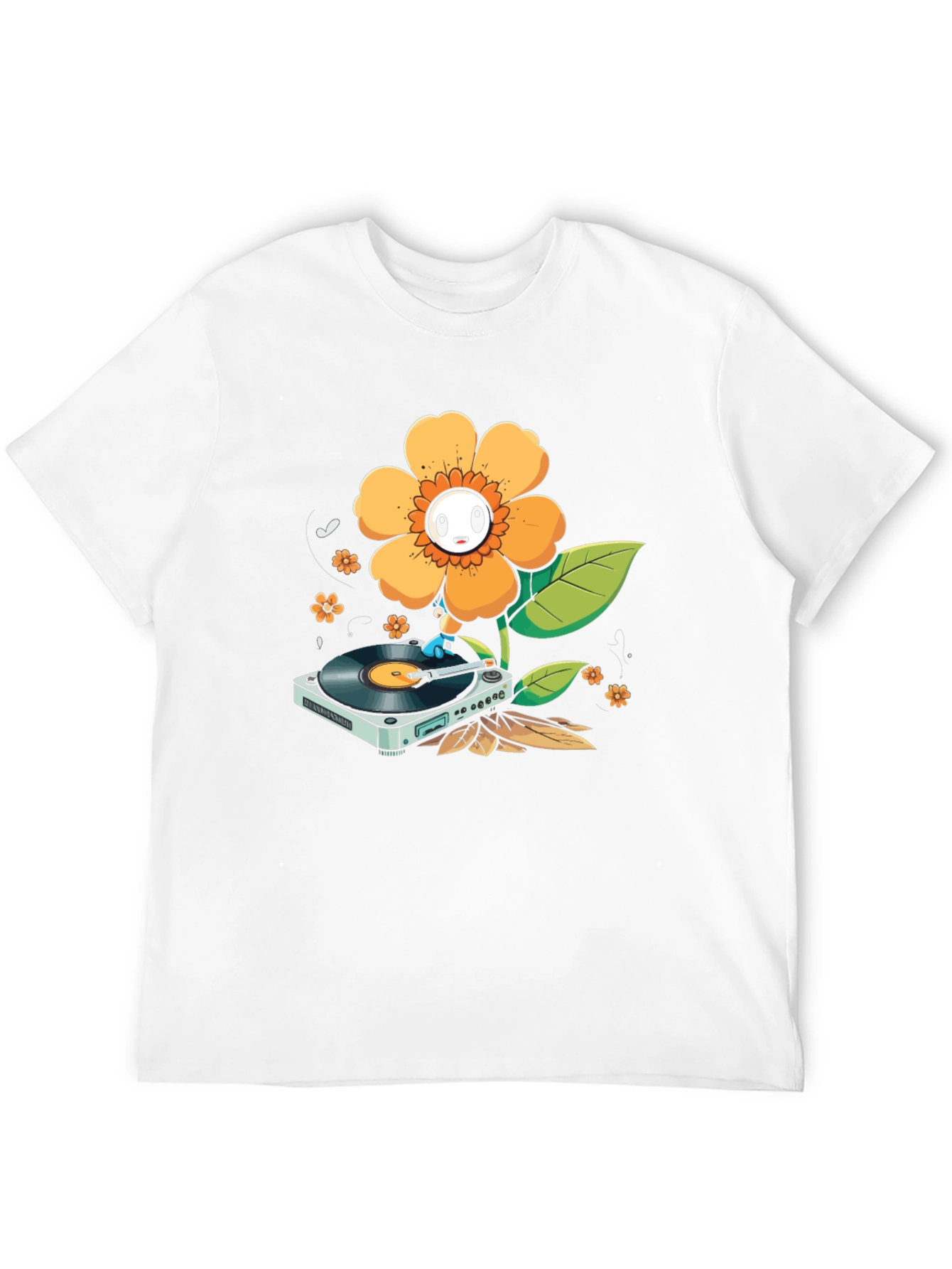 Groovy Flower Turntable T-Shirt