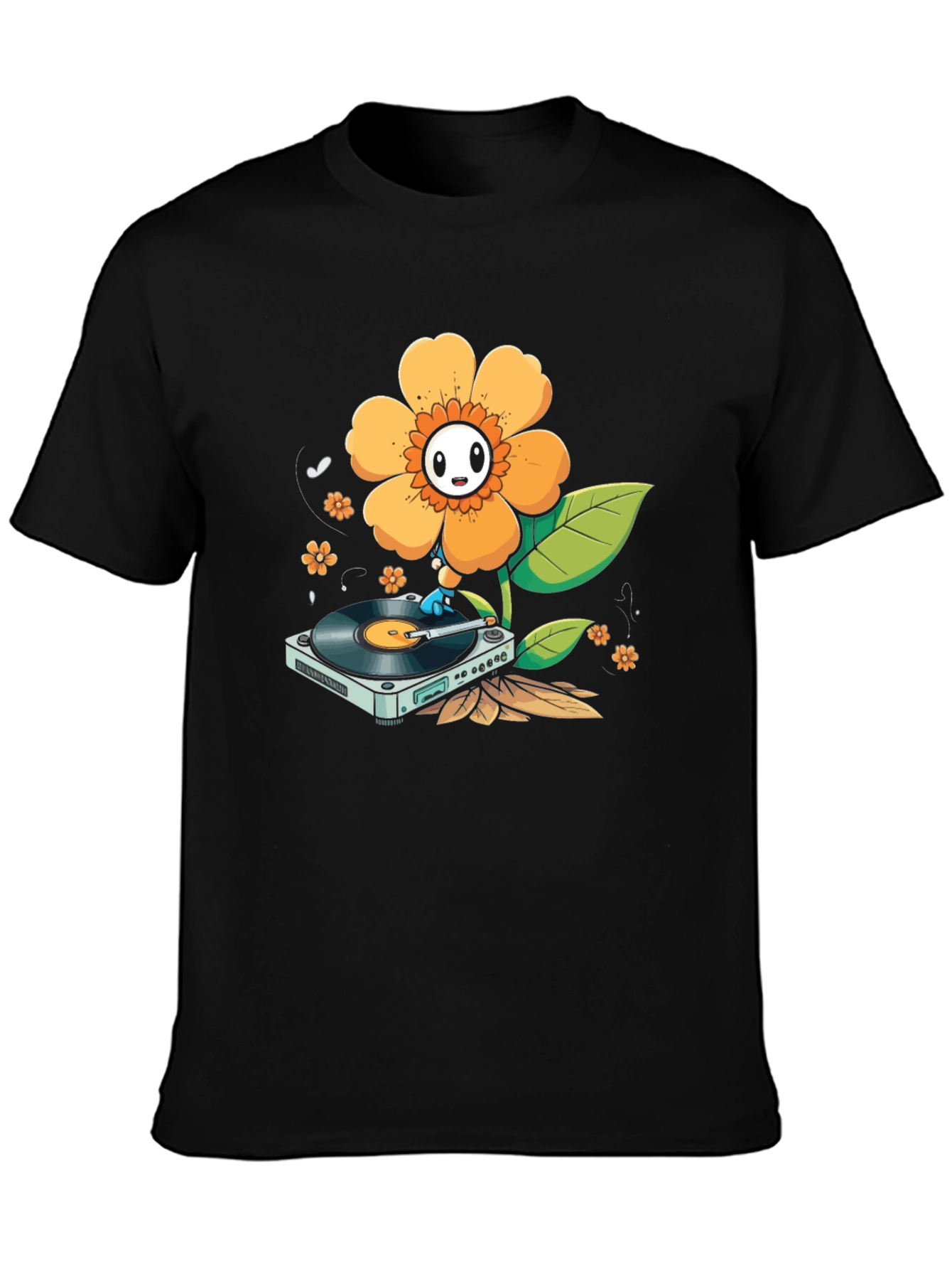 Groovy Flower Turntable T-Shirt