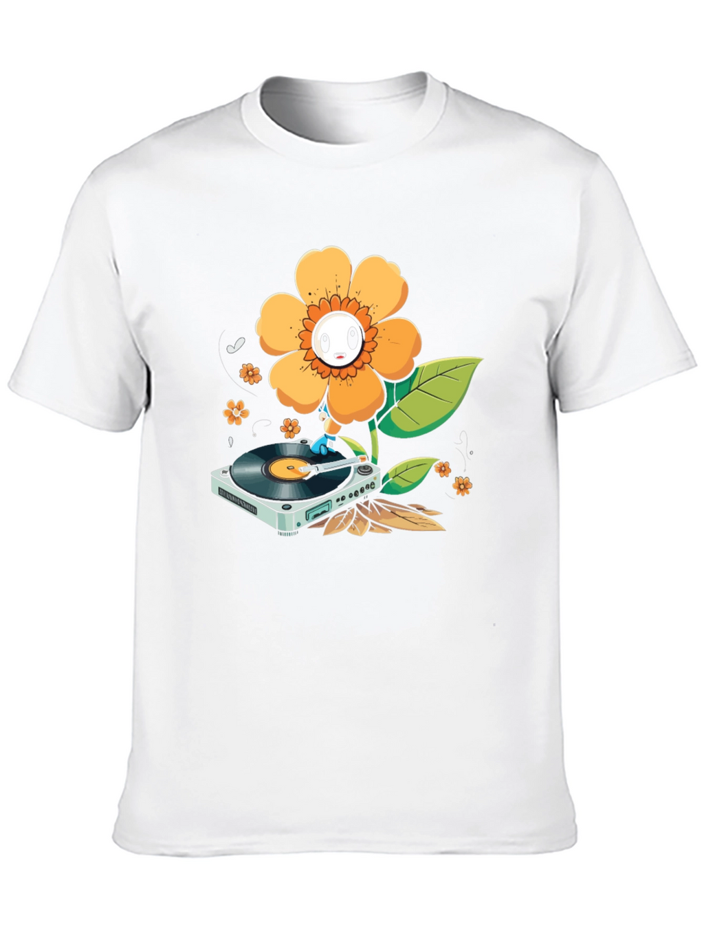Groovy Flower Turntable T-Shirt