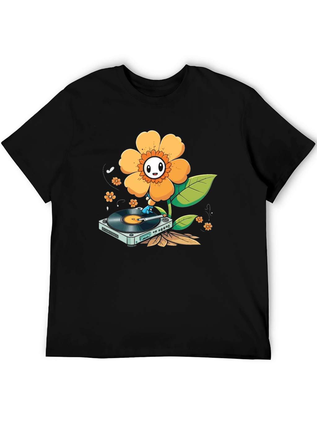 Groovy Flower Turntable T-Shirt